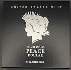 2023 Peace Silver Dollar Uncirculated Coin 23XH OGP Box & COA in Hand!!!