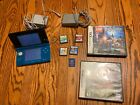 Nintendo 3DS Handheld System Bundle Lot Of  6 Games and 2 Chargers *No Stylus