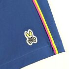 PSYCHO BUNNY Mens RUSH Lined LIMITED EDITION Swim Trunks in Baltic Blue XXL