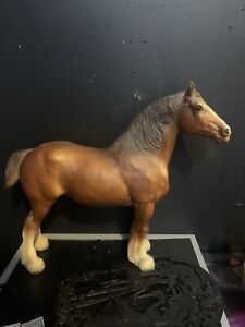 New ListingBreyer Standing Clydesdale Mare Hay Model Horse Toy