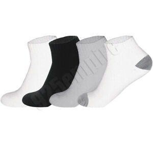 3/6/12 Pairs Men Sport Athletic Thick Cotton Ankle Low Cut Socks Size 9-11,10-13