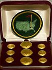 Authentic ANGC Augusta National Golf Club Masters Green Jacket Buttons & Patch