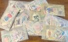 [Lot E5] 5 packs of 50+ Different World Stamps Many Commemoratives (250+ Total)