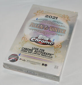 2021 Topps Chrome Allen & Ginter - Hobby Box - Factory Sealed! and FAST SHIPPING