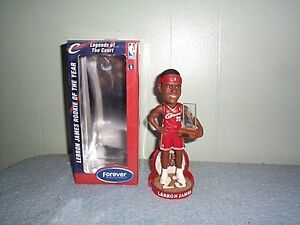 Lebron James Rookie Of The Year Bobblehead Mint In Mint Box