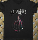 Vintage ARCADE FIRE Short Sleeve Gift For Fans Black All Size Unisex Shirt VC127