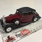 VTG SOLIDO AGE D OR PAINTED RED 1939 ROLLS ROYCE PHANTOM  1:43 DIE CAST FRANCE