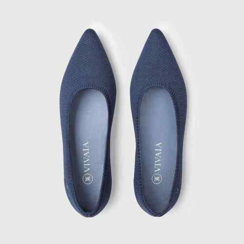 Aria 1.0 Women's Casual Flat Slip Washable Ballet Shoe Pointed Toe Size EU 38