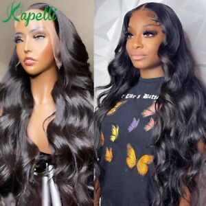 New Listing20 Inch Lace Front Wig Body Wave Human Hair 13x4 Lace Frontal Wigs Glueless Remy