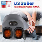 Snailax Foot Massager Shiatsu Deep Kneading Air Compression W/ Heat & Timing