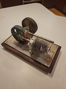VINTAGE LIVE STEAM STATIONARY ENGINE MODEL - AS-IS PARTS OR REPAIR