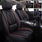 For Nissan Luxury Car Seat Cover 5 Seats Front &Rear Full Set Leather Protector