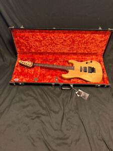 Rare Wayne Charvel Rock Legend Guitar Natural Woody W/Custom Shop Case