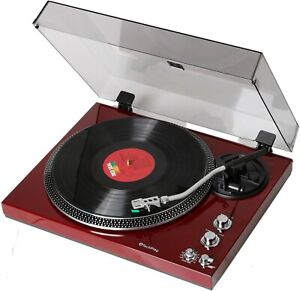 TechPlay TCP4530 CHE Record Player Turntable 33 45 RPM Belt Drive RCA Out