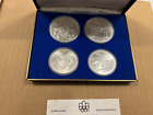 CANADIAN 1976 MONTREAL OLYMPICS SILVER COIN SET SERIIES 1  2 X$ 10 &  2 X %5