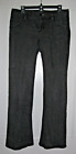 CABI Women's 204R Flap Pocket Bootcut Black Denim Jeans Sz 10