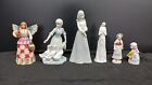 Porcelain & Resin Figurines Assorted 6pc Lot