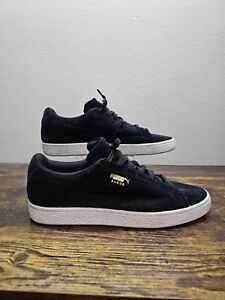 Puma Men Suede Classic - Casual Sneakers Shoes - Black - Size US 10