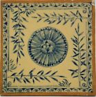 Antique Fireplace Tile Transfer Printed Floral Maw & Co C1900