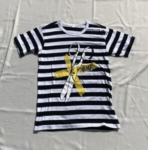 Paramore Women's Size Medium M T-Shirt Stripes Scissors