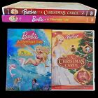 Barbie DVD Videos A Mermaid Tale & A Christmas Carol Lot Of 2 Cartoon Movies