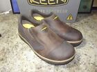KEEN Steel Toe Leather Destin Low Oil Slip Resist Work Shoes Brown Size 10.5 EE