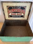 Antique /VTG Bayuk Bros. Philadelphia Perfecto Tobacco Cigar Tin Box, 1929