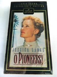 VHS - New Sealed - O Pioneers! 1992 Hallmark Gold Crown Jessica Lange Anne Heche
