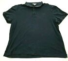 Calvin Klein Shirt Size Extra Large XL Blue Polo Short Sleeve Ringer Adult Mens