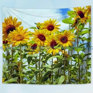 New Listingoutdoor home blanket mat art sunflower sun wall tapestry