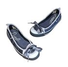 DIESEL Pop Star The King W women leather flats shoes grey US 8 EUR 38.5 -fit 7.5