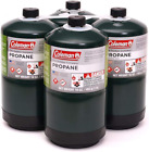 16 Oz, Propane Camping Cylinde 4-Pack