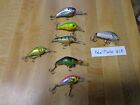 Lot of 7 Lures Small Crankbaits only one marked is Rebel Floater lot Z