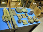 LOT OF US ARMY M1967 GEAR  WITH DAVIS BELT AND POUCHS