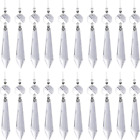 20 Pieces Clear Chandelier Crystals, 63Mm Replacement Crystal Icicle Prisms