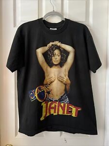 Vintage Naughty by Nature Planet Janet T-Shirt / L Single Stitch Reprint