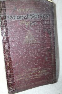 Vintage Official National Survey Maps New England & Quebec