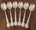 IS Reflection 6 Teaspoons Spoons 1847 Rogers Vintage Silverplate Flatware Lot H