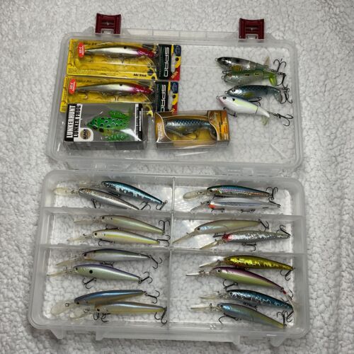 Fishing Lures Lot Of 24 Various staysees, Whopper Ploppers, Etc. (lot 106)