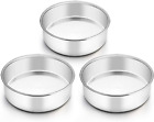6 Inch Cake Pan, round Cake Pan Tier Baking Pans Set Stainless Steel, Fit in Pot