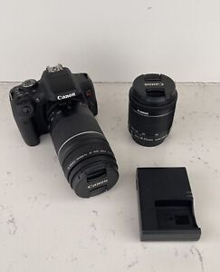 Canon EOS Rebel T6i Wifi + 18-55, 75-300 + battery, charger