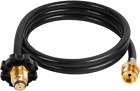 SHINESTAR 5FT Propane Hose and Adapter, Fit for Coleman Roadtrip Grill, Buddy He