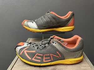 Keen A86 TR Trail Running Shoes Women's Size 8.5 Sneakers Gray Orange Outdoor