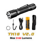 Fenix TK16 V2 V2.0 3100 Lumens Long Throw Tactical Rechargeable Flashlight Torch