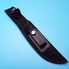 Knife Sheath Only Fixed Blade Black Nylon 11.75