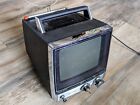 Vintage Sony TV-760 Black and White Portable Television - Turns On