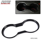 CUP HOLDER COVER FRAME CARBON LOOK INTERIOR ACCESSORIES TRIM FIT FOR MUSTANG (For: 2018 Mustang GT)