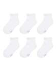 Hanes Ankle Socks 6-Pack Ultimate Girls EZ Sort Matching Fitted Heal Cushioned