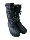 ALEADER Men's Insulated Waterproof Winter Snow Boots, BLACK SIZE 11