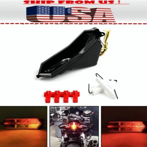 Smoke LED Brake Tail Light Turn Signal For Yamaha R6 17-22,R1/M/S 15-22,R7 22-23 (For: 2015 Yamaha)